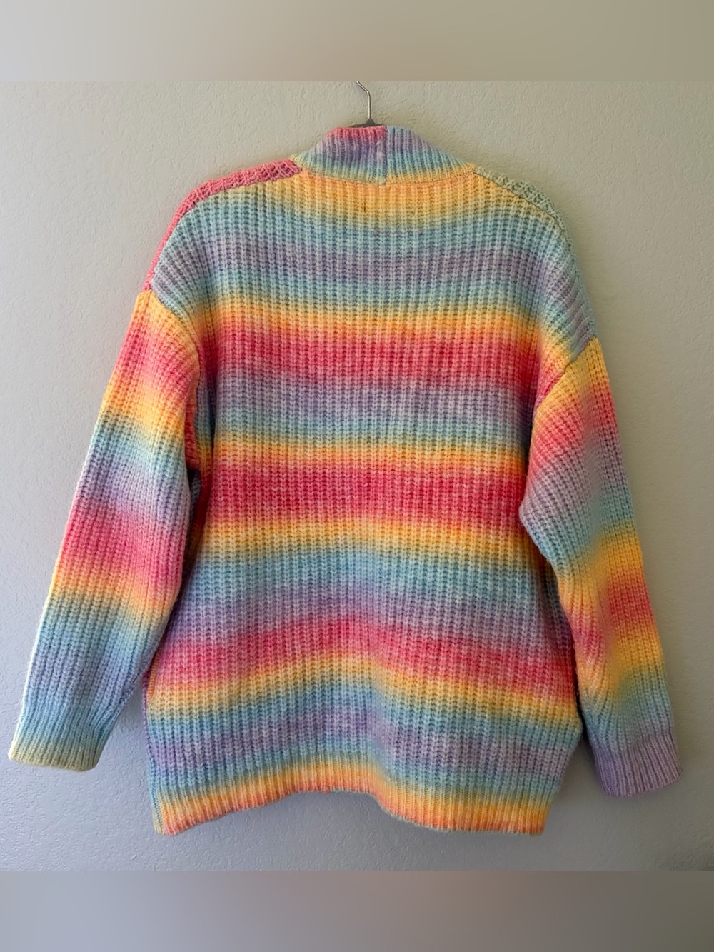 Blank NYC Rainbow Sherbet Chunk Oversize Cardigan - Picture 2 of 12